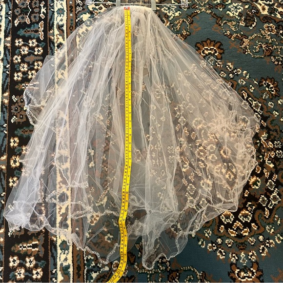 Maggie Sottero Benita Strapless Wedding Gown and 2 Wedding Veils - Picture 13 of 16